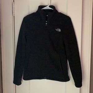 XS The North Face Full Zip Fleece - Black